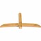 Ekena Millwork Bellingham Rough Sawn Timber Gable Bracket, Western Red Cedar, 84"W x 42"H x 4"D x 6"F, 12/12 Pitch GBW084X42X0406BEL00RWR - alternate 3